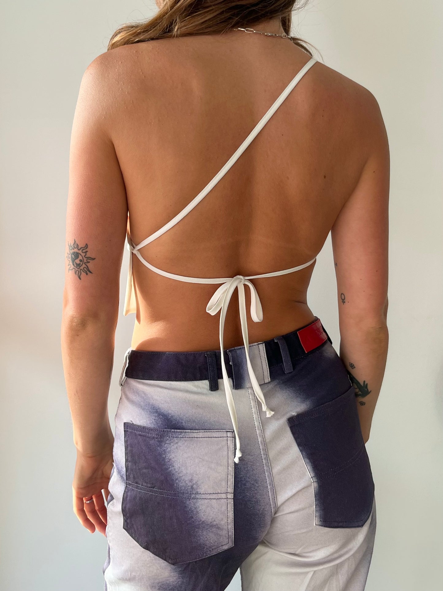 White Asymmetrical Top