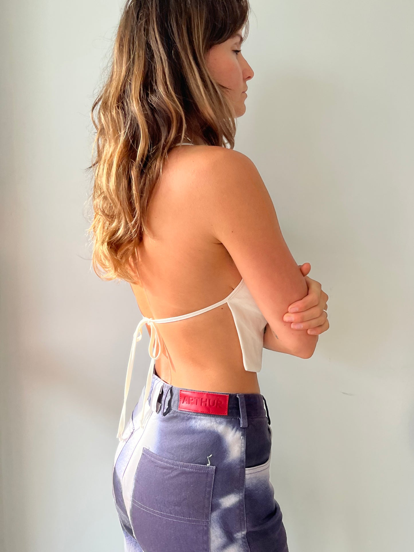 White Asymmetrical Top