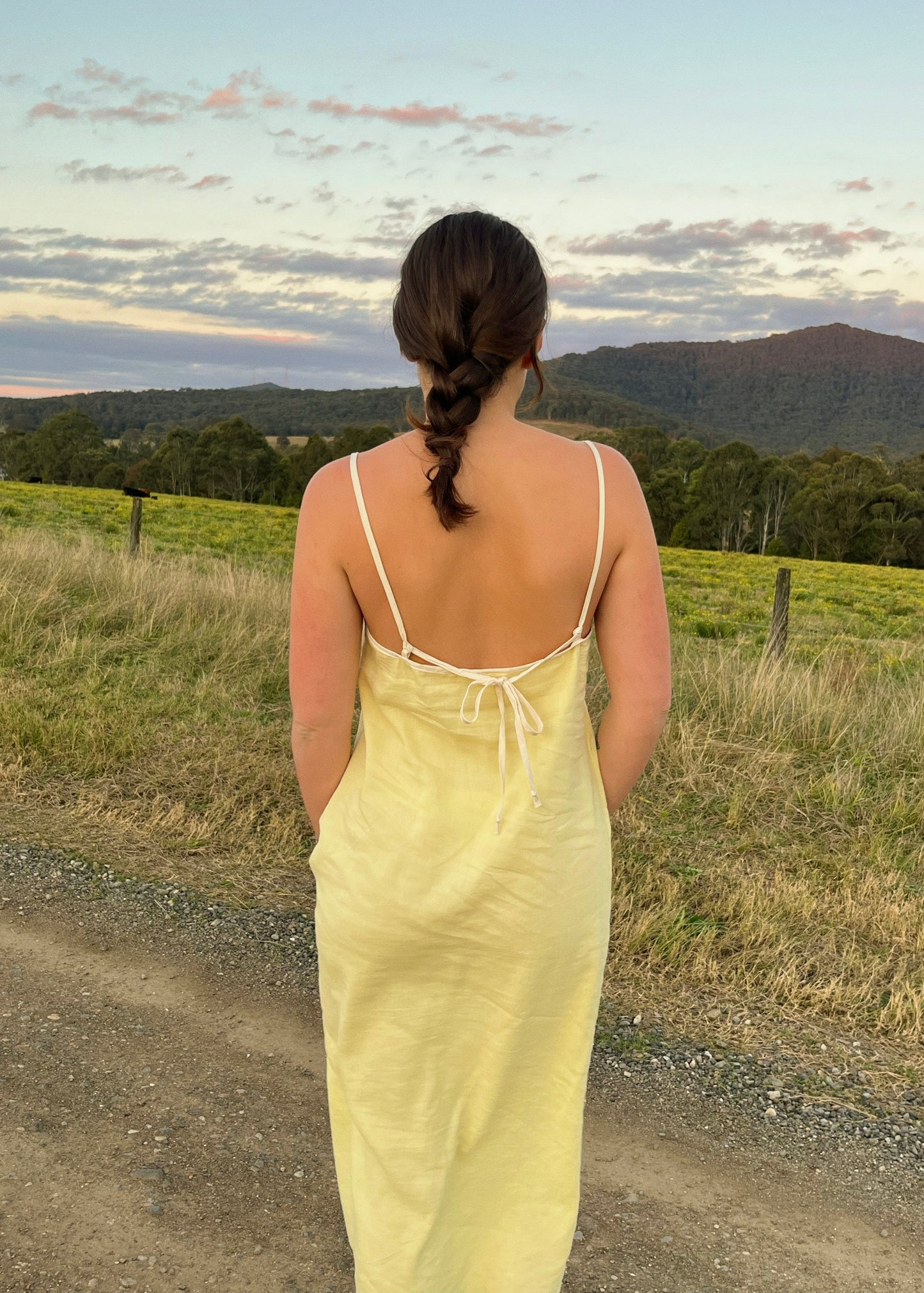 Yellow Slip Dress