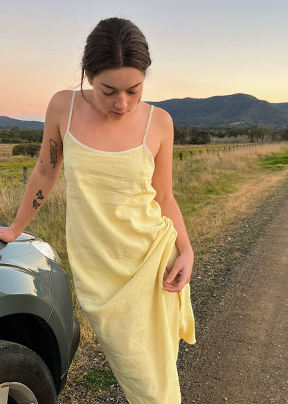 Yellow Slip Dress