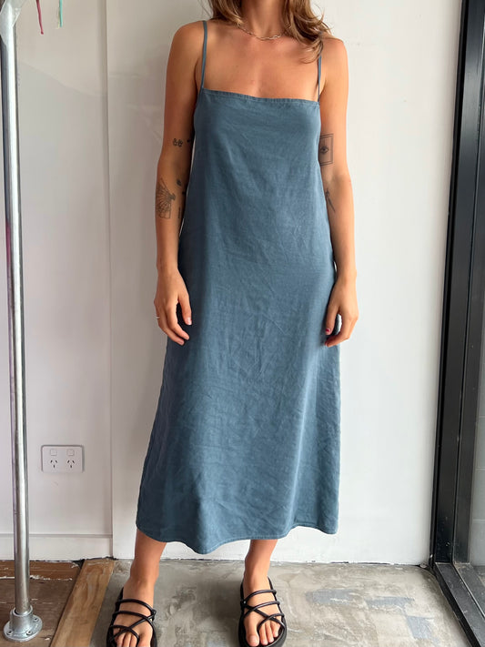 Blue Midi Dress