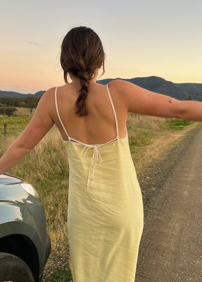 Yellow Slip Dress