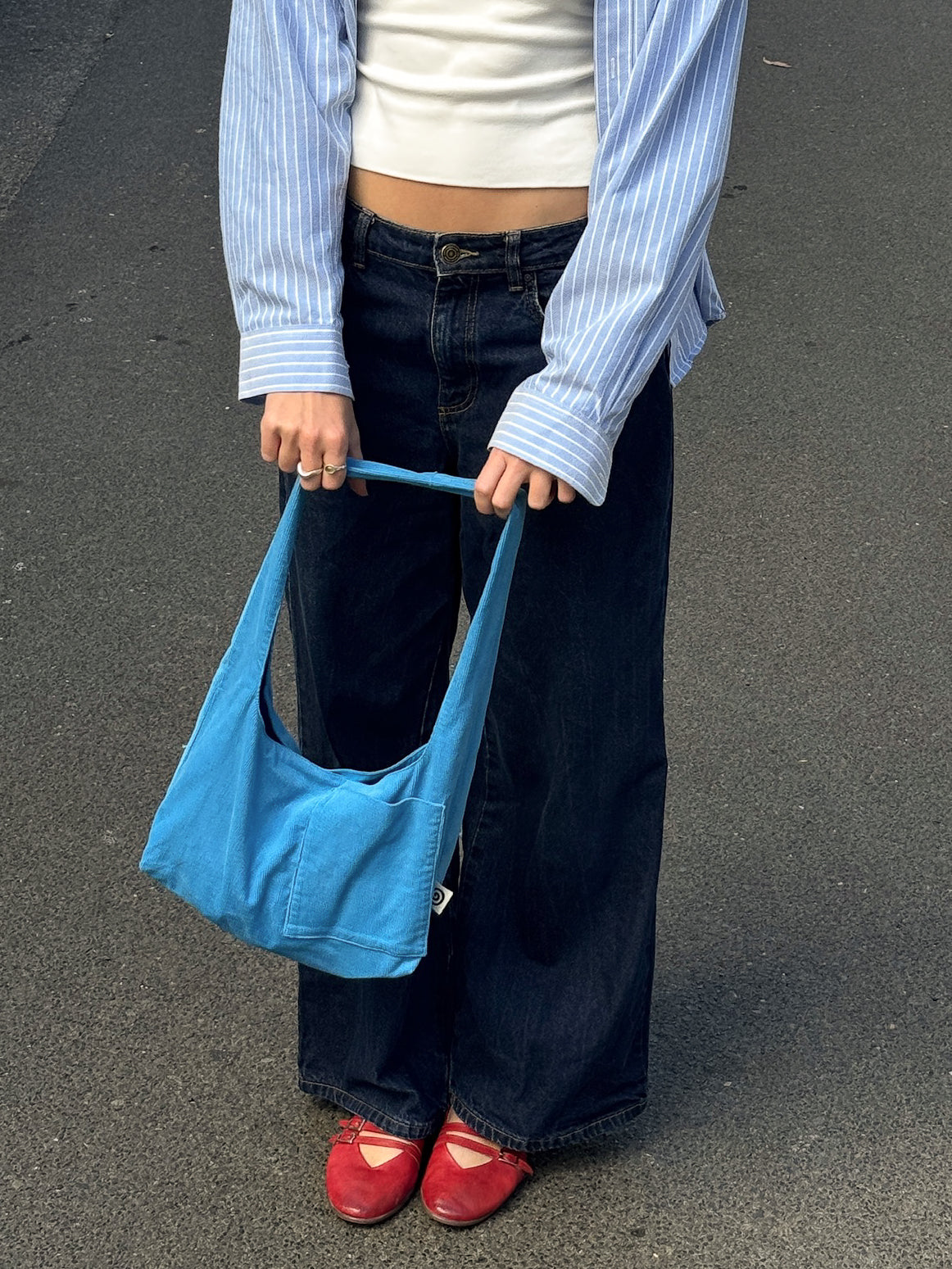 Corduroy Shoulder Bag