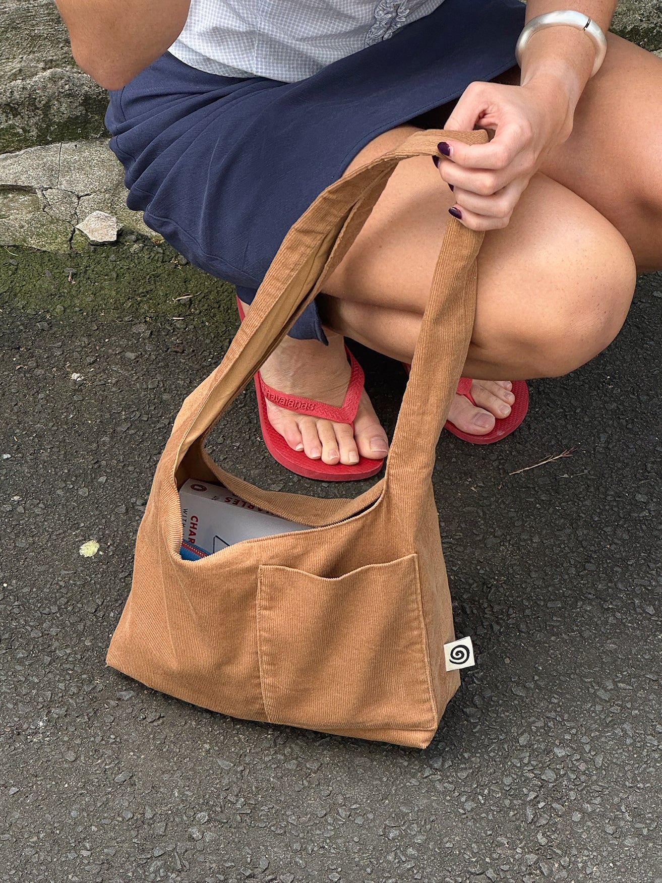 Corduroy Shoulder Bag