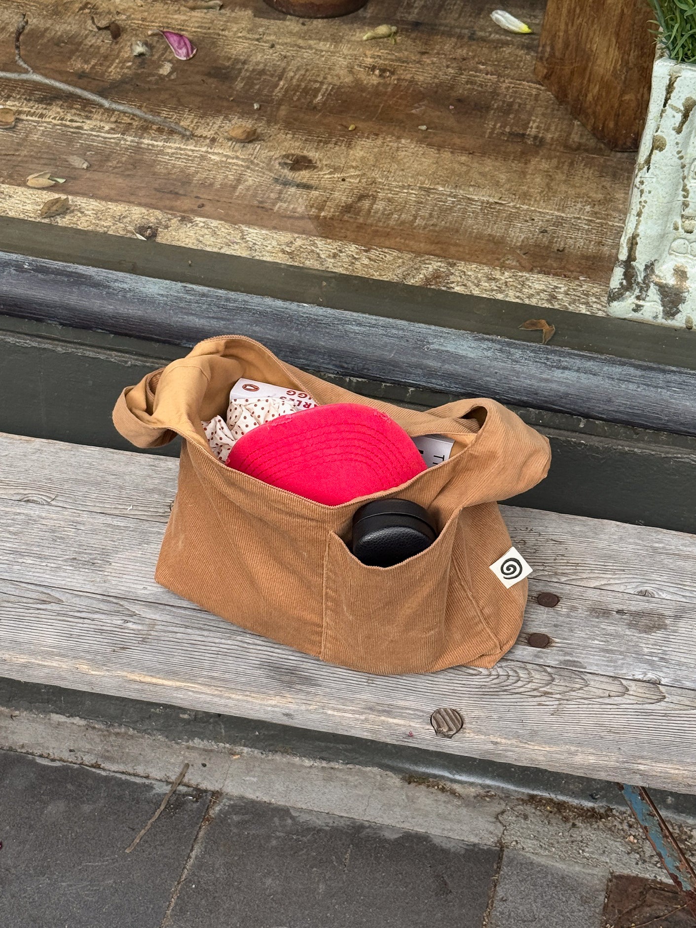 Corduroy Shoulder Bag