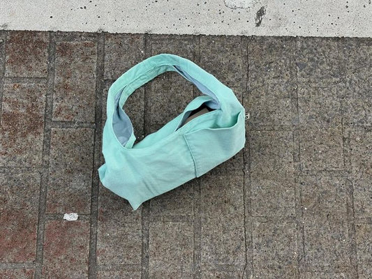 Corduroy Shoulder Bag in Mint